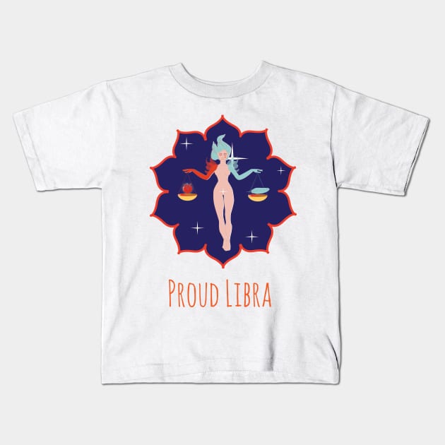 Proud Libra Kids T-Shirt by emma17